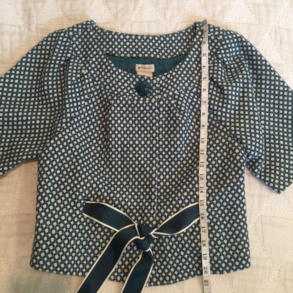 Anthropologie - Elevenses “Tea Cozy” Tweed Jacket - Picture 6 of 8